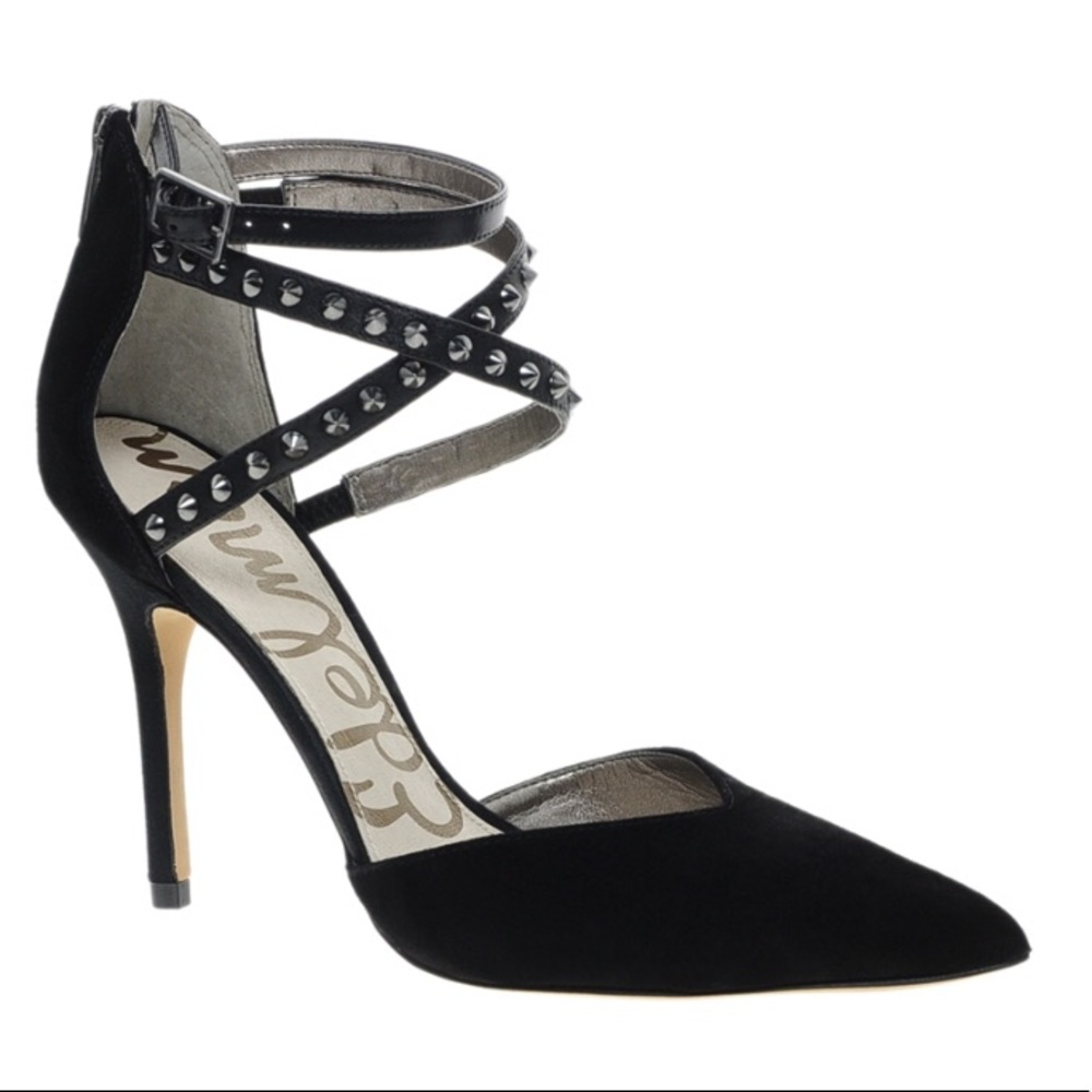 Sam Edelman Darla 4” heel Spiked Ankle wraps